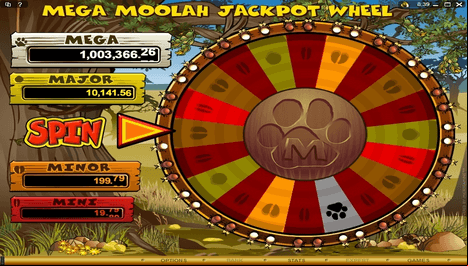 Mega Moolah Screenshot